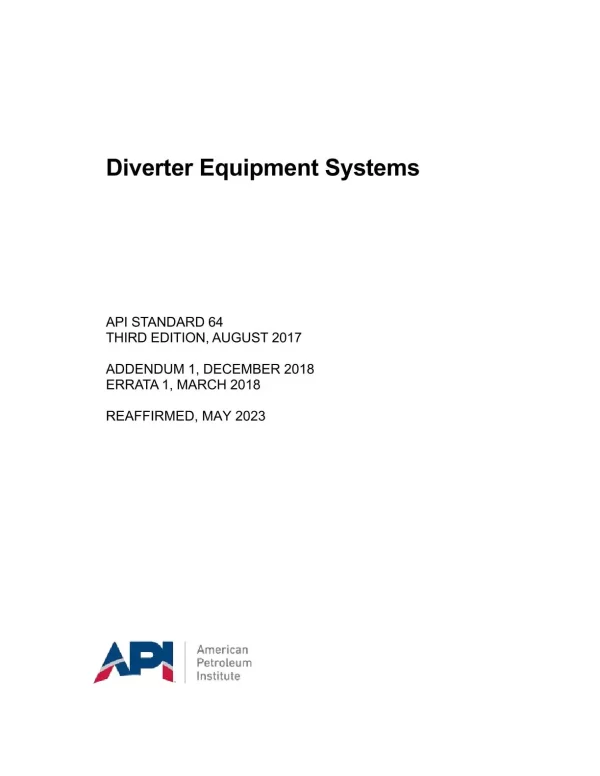 API Std 64 (R2023) pdf