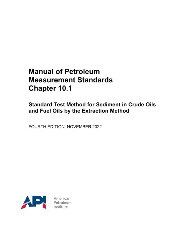API MPMS Chapter 10.1 pdf