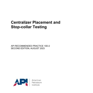 API RP 10D-2 pdf