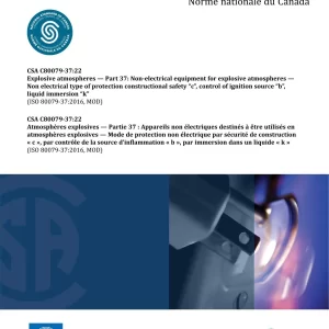 CSA C80079-37:22 standard pdf