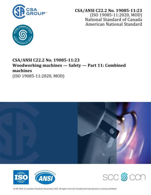 CSA ANSI C22.2 NO. 19085-11:23 standard pdf