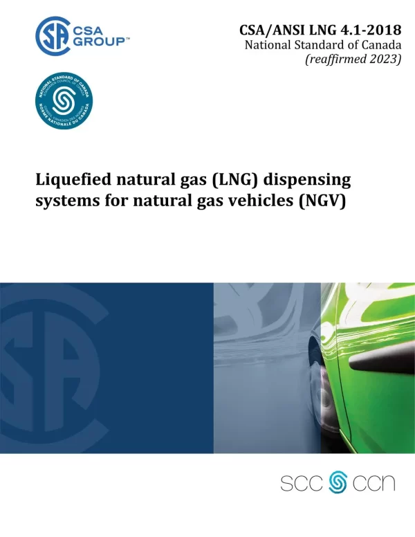 CSA LNG 4.1-2018 (R2023) standard pdf
