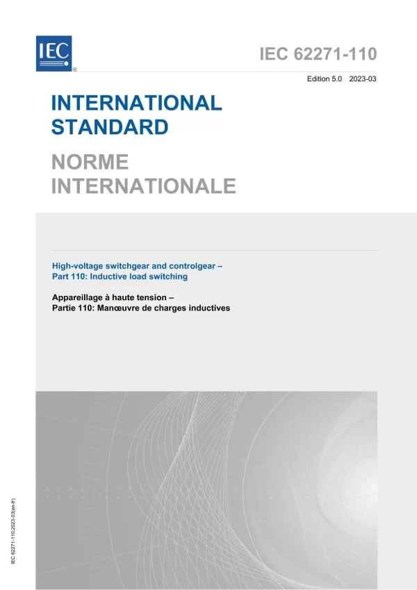 IEC 62271-110 Ed. 5.0 b:2023 pdf